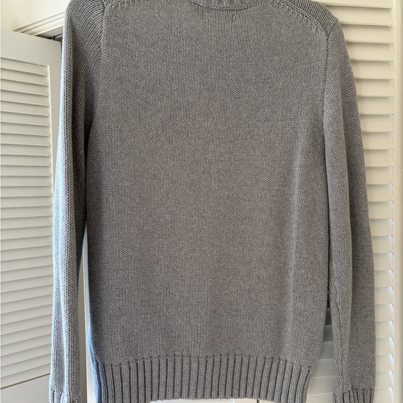 Polo by Ralph Lauren Gray Crewneck Sweater with Flag - Picture 2 of 3